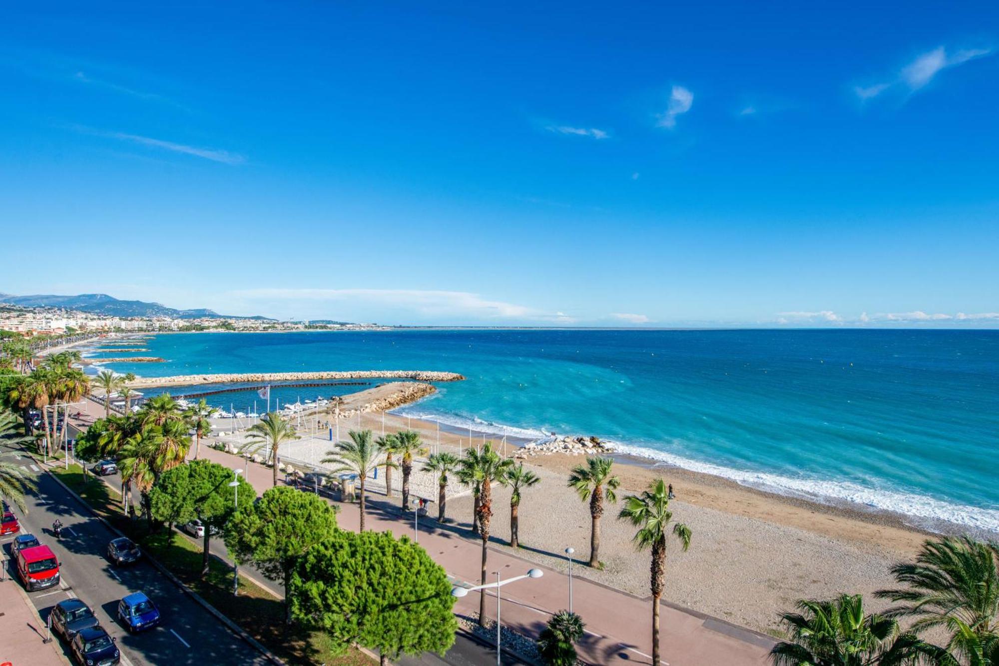 Le Balcon Sur La Baie - Welkeys Lägenhet Cagnes-sur-Mer Exteriör bild